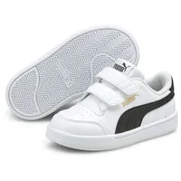 Puma Shuffle Velcro White / Black / Team Gold