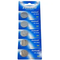 Eunicell 5 x CR2032 3V Lithium Knopfzelle 210 mAh