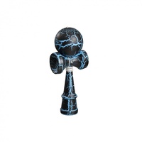 Philos 3803 - Kendama, schwarz blau, Geschicklichkeitsspiel