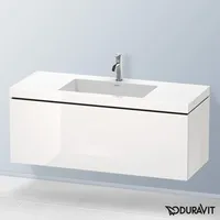 Duravit Vero Air Waschtisch mit L-Cube Waschtischunterschrank mit 1
