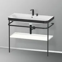 Duravit Happy D.2 Waschtisch mit Gestell, HP4738E3636, c-bonded