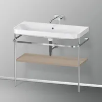 Duravit Happy D.2 Waschtisch mit Gestell, HP4838N7575, c-shaped