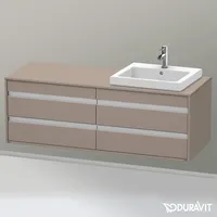 Duravit Ketho Waschtischunterschrank, 4 Auszüge, KT6757R4343,