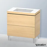 Duravit Vero Air Waschtisch mit L-Cube Waschtischunterschrank mit 2