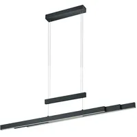 Trio Trajan 3-flg. 150 cm rund schwarz