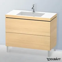 Duravit Vero Air Waschtisch mit L-Cube Unterschrank, 2 Auszüge,
