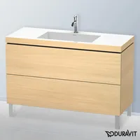 Duravit Vero Air Waschtisch mit L-Cube Waschtischunterschrank mit 2
