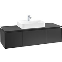 Villeroy & Boch Legato Waschtischunterschrank B75900PD 140x38x50cm, Black Matt