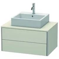 Duravit XSquare Waschtischunterschrank, 2 Schubkästen, Taupe