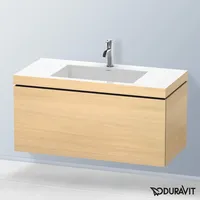 Duravit Vero Air Waschtisch mit L-Cube Waschtischunterschrank mit 1