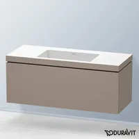 Duravit Vero Air Waschtisch mit L-Cube Waschtischunterschrank mit 1
