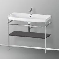 Duravit Happy D.2 Waschtisch mit Gestell, HP4838O8080, c-shaped