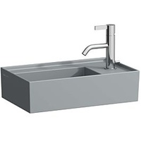 Laufen Kartell Handwaschbecken H8153347581121 46x28cm, Armatur rechts, ohne Überlauf,