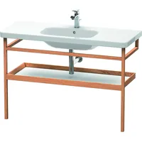 Duravit Handtuchhalter mit Ablage 114 cm DuraStyle Weiß matt-Nussbaum