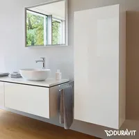 Duravit L-Cube Halbhochschrank mit 1 Tür, LC1169R2222