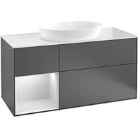 Villeroy & Boch Finion Waschtischunterschrank G941PDPD 120cm, Abdeckplatte white