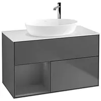 Villeroy & Boch Finion Waschtischunterschrank G891GKGK 100cm, Abdeckplatte white