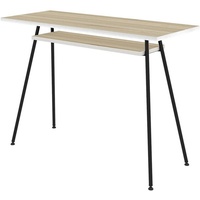 Paperflow easyHome LV1 Schreibtisch walnuss rechteckig, A-Fuß-Gestell schwarz 100,0