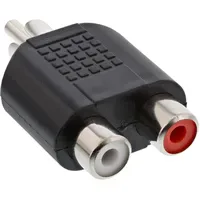 InLine Audio Adapter Cinch-Stecker - 2x Cinch-Buchse (99310)