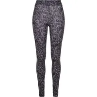 URBAN CLASSICS Leggings in hibiscus black | Gr.: S