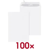 MAILmedia Versandtaschen DIN C4 ohne Fenster weiß 100 St.