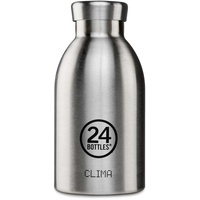 24Bottles Clima brushed steel 0,33 l