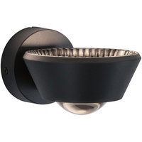 Paulmann LED Wandleuchte Sabik IP44 2700K 390lm, 1x9W, Schwarz