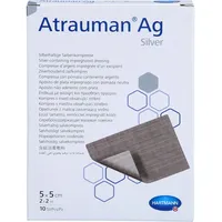 KOHLPHARMA GMBH Atrauman Ag 5x5 cm steril Kompressen