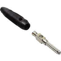 TRU Components Büschelstecker, Elektronikkabel + Stecker, Schwarz