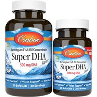Carlson Labs Super DHA 500 mg Softgels 60 St.