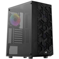 AeroCool Hive-G-BK-v3 Midi-Tower PC-Gehäuse Schwarz