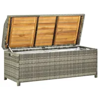 VidaXL Gartenbank 120 x 50 x 50 cm Grau