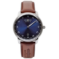Zeppelin Captain’s Line Monotimer Leder 41 mm 8642-3