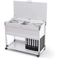 Durable System File Trolley 100 Multi Top grau