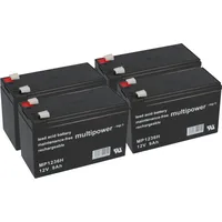 Akkuman 4x Multipower MP1236H 12V 9Ah AGM – passend