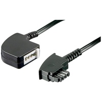 Goobay TAE-F Verlängerung 10m,sw,St/Bu 50275