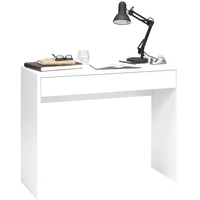 FMD Schreibtisch mit Schublade 100×40×80 cm Eichenbraun