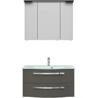 Pelipal Serie 4005 3-tlg. Lack Steingrau Hochglanz