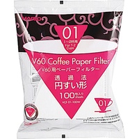 Hario V60 Gr.1 Kaffeefilter weiß 100 St.