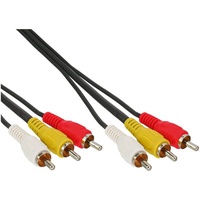 InLine Audio- /Videokabel 3x Cinch-Stecker/Stecker 3,0m (89603)