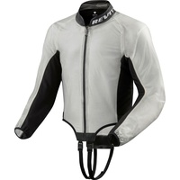RevIt! Revit Trackmaster H2O Regenjacke - Transparent/Schwarz / XL
