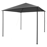 VidaXL Pavillon 3x3 m Anthrazit Stoff und Stahl 180
