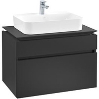 Villeroy & Boch Legato Waschtischunterschrank B75400PD 80x55x50cm, Black Matt