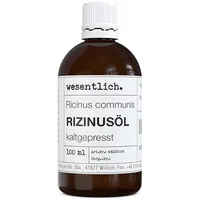 Wesentlich. Rizinusöl kaltgepresst 100ml - 100% reines Rizinusöl -