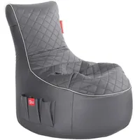 GAMEWAREZ Gaming Sitzsack Classic - Kunstleder Granite Hurricane