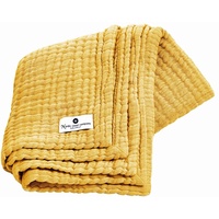 Nordic coast company Baby Musselindecke Curry Gelb