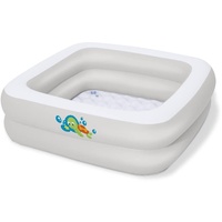 BESTWAY Baby Planschbecken weiß mit Schildkröte 86 x 86