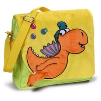 NICI Kindergartentasche Drache Kokosnuss Plüsch 26x23x7