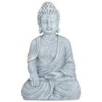 Relaxdays Buddha Figur sitzend, 40 cm hoch, Feng Shui