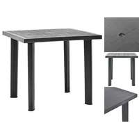 VidaXL Gartentisch 80 x 75 x 72 cm anthrazit